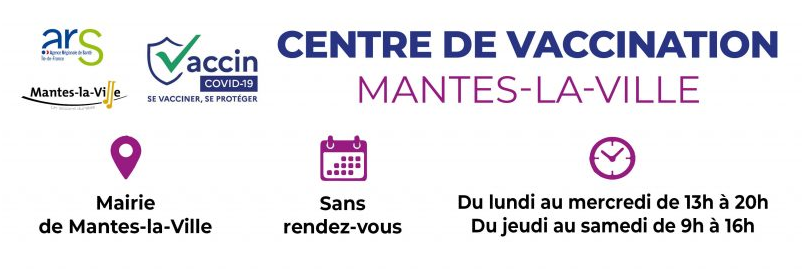 le centre de vaccination éphémère de Mantes-la-Ville a ouvert le mercredi 8 septembre 2021