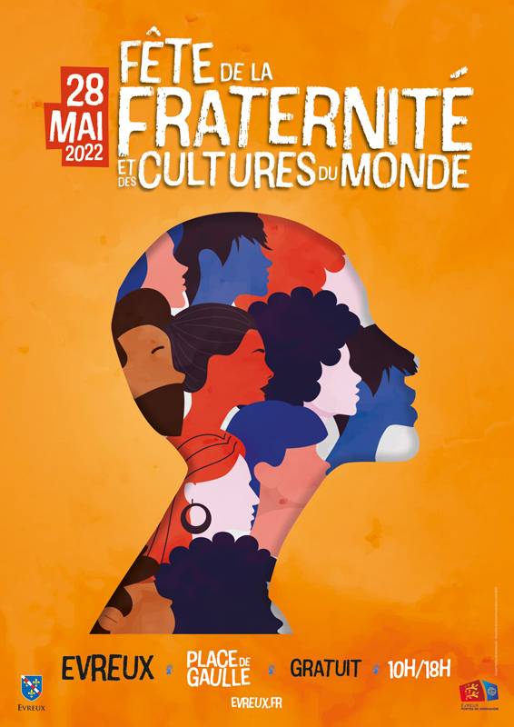 Fête de la Fraternité et des Cultures du Monde le 28 mai 2022 à Evreux