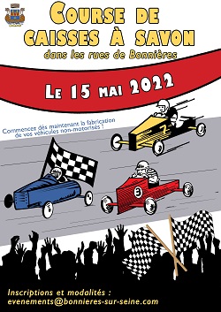 course de caisse à savon le 15 mai 2022 à Bonnières-sur-Seine