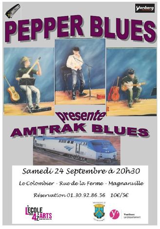 concert pepper blues à Magnanville le 24 septembre 2022