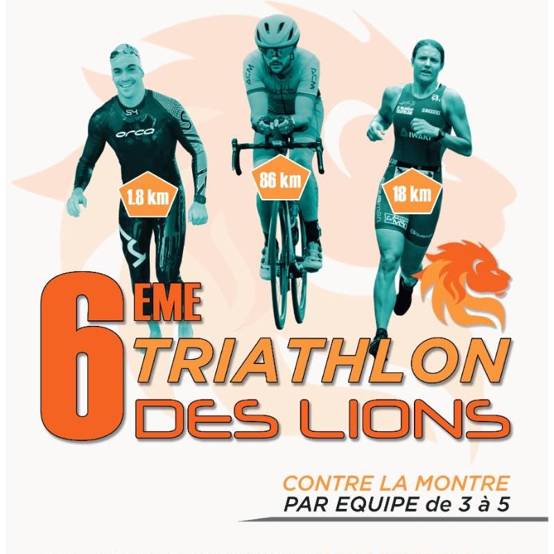 6ème Triathlon des Lions à Vernon le dimanche 25 septembre 2022
