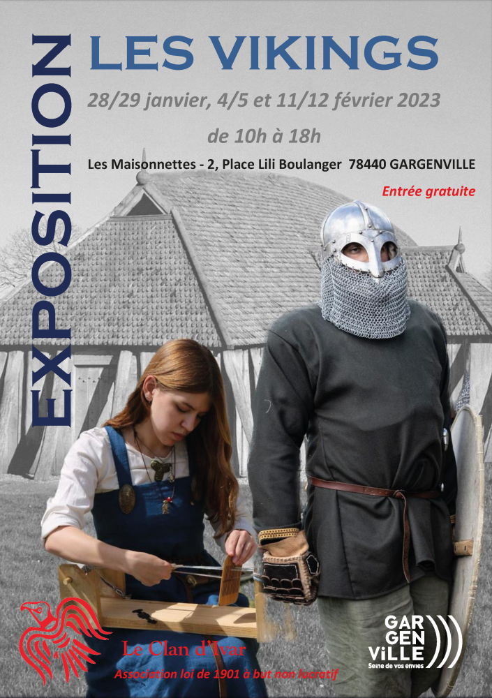 exposition sur les vikings à Gargenville les 11 et 12 février 2023