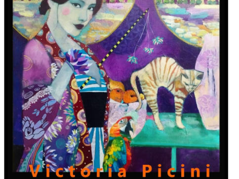 exposition peinture Victoria Picini à la Maison du temps Jadis de Vernon