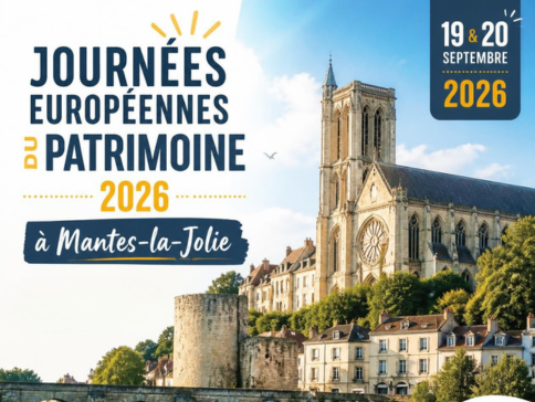 Un beau programme vous attend à Mantes-la-Jolie les 19 et 20 septembre 2026 pour la 43ème édition des Journées Européennes du Patrimoine
